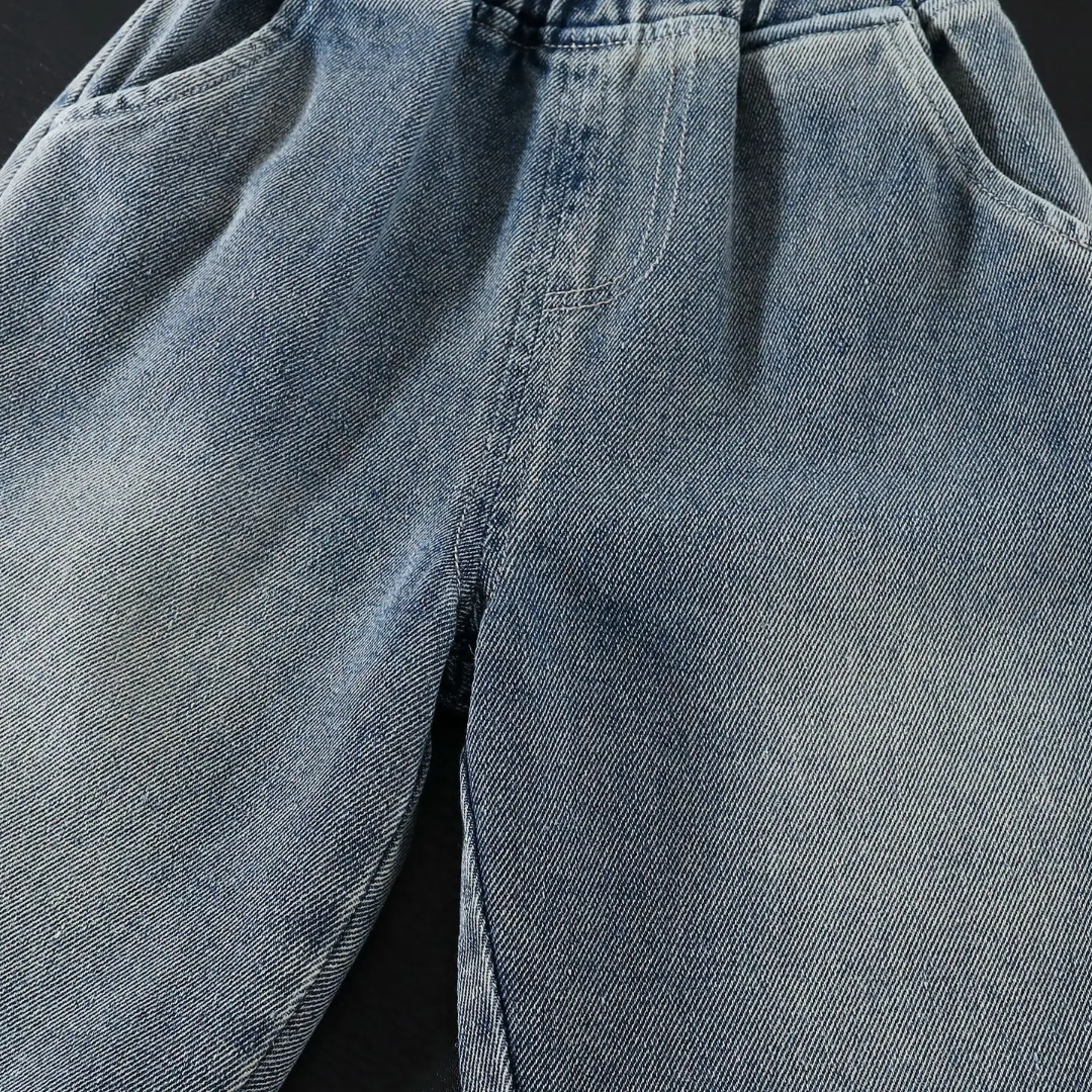 Denim Hooded 2PC Kids Set ๐งธ๐
