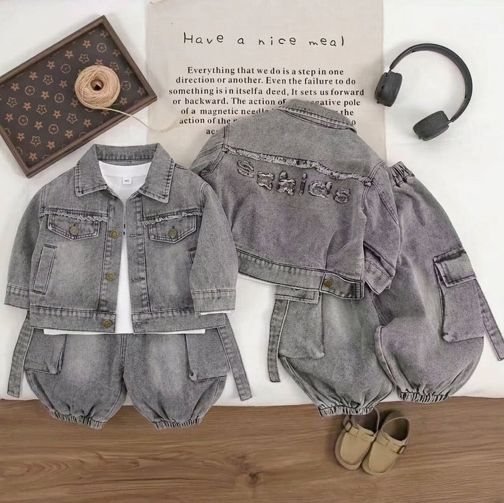 Washed Ash Streetwear Set