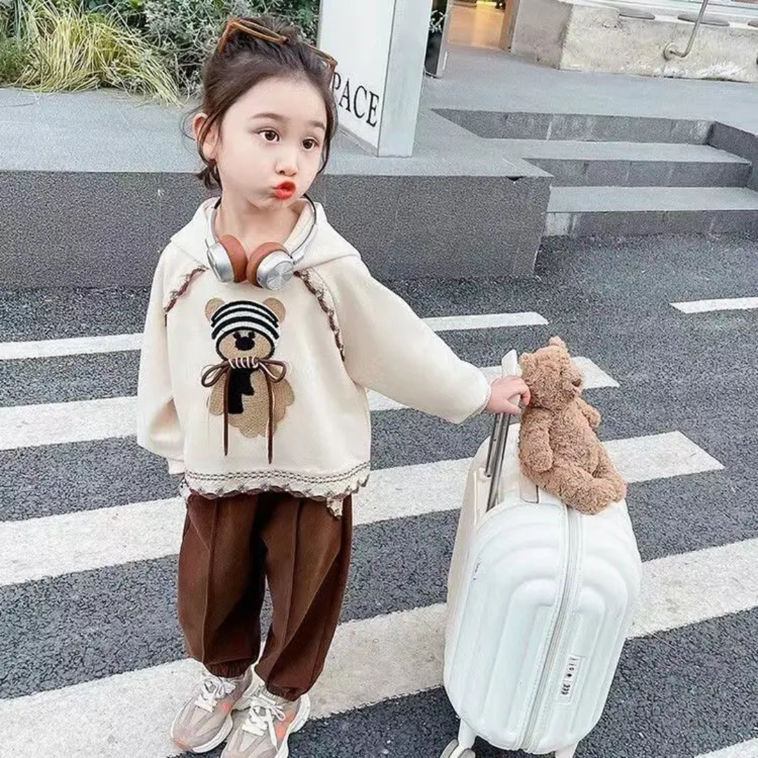 Teddy Bear 2-Piece Hoodie Set