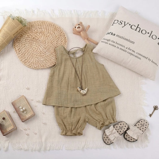 Little Earthy Linen Set