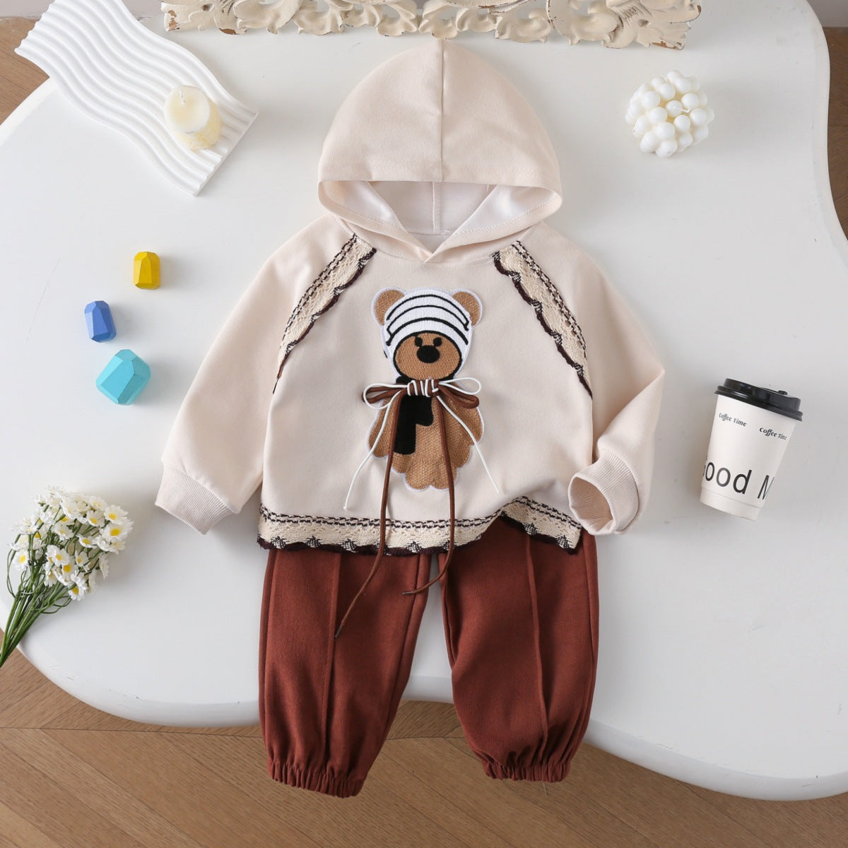Teddy Bear 2-Piece Hoodie Set