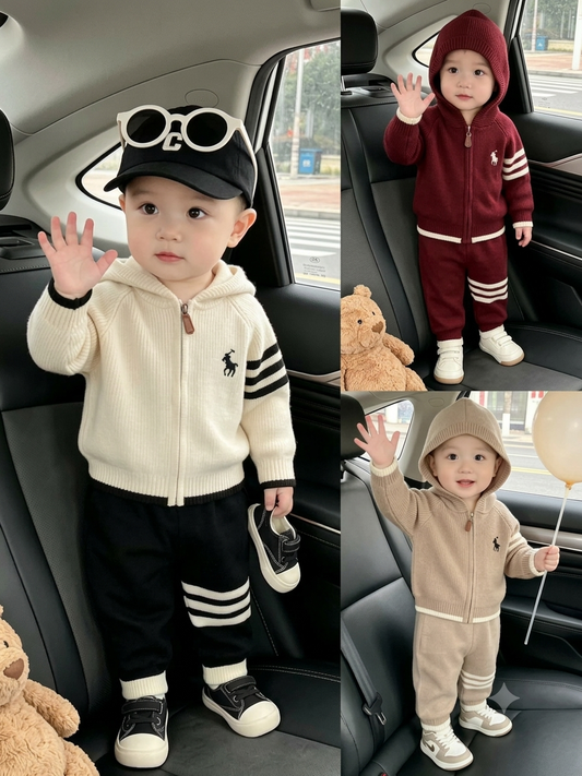 Premium Ribbed Hooded 2PC 🧸